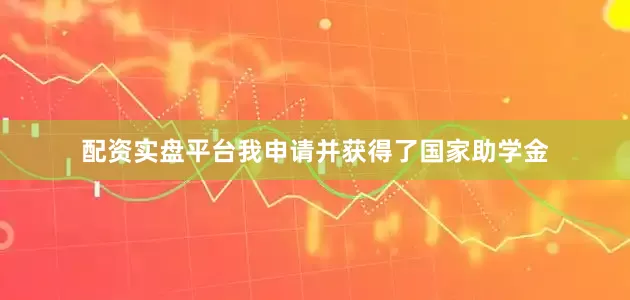 配资实盘平台我申请并获得了国家助学金